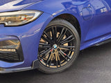 Front Lip Splitter Gloss Black For BMW 3 Series