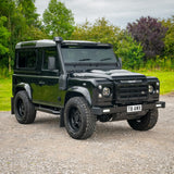 Land Rover Defender 90 Tubular Side Steps All Black Fire & Ice Style