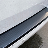 VW T6 Transporter Tailgate Carbon Fibre Look Bumper Protector Cover