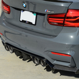 BMW M4 M3 F80 F82 Rear Bumper Diffuser Carbon Fibre