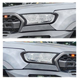 Ford Ranger T7 Raptor Front Light Covers Matte Black