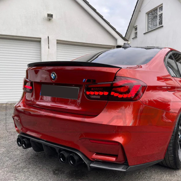 BMW 3 Series M3 F30 F80 Spoiler Carbon Fibre Look