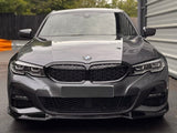 Front Lip Splitter Gloss Black For BMW 3 Series