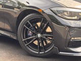 Front Lip Splitter Gloss Black For BMW 3 Series