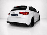 Rear Diffuser Audi A3 8V Sportback (2013-2016) (Single Exhaust)
