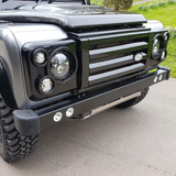 Land Rover Defender SVX Style Front Grille + Headlamp Cases Gloss Black