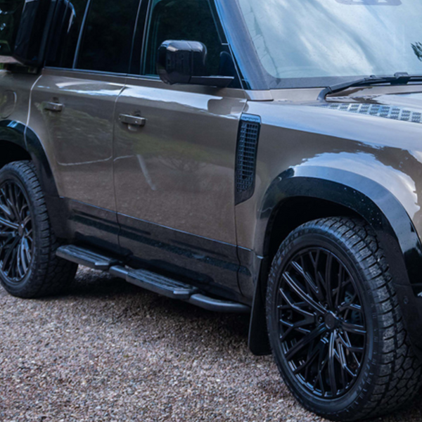 Land Rover Defender 110 L663 Gloss Black Wheel Arches