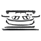 BMW M3 G80 G81 GLOSS BLACK AERO BODY KIT M PERFORMANCE STYLE 2021+