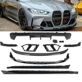 BMW M4 G82 G83 GLOSS BLACK AERO BODY KIT M PERFORMANCE STYLE 2021+