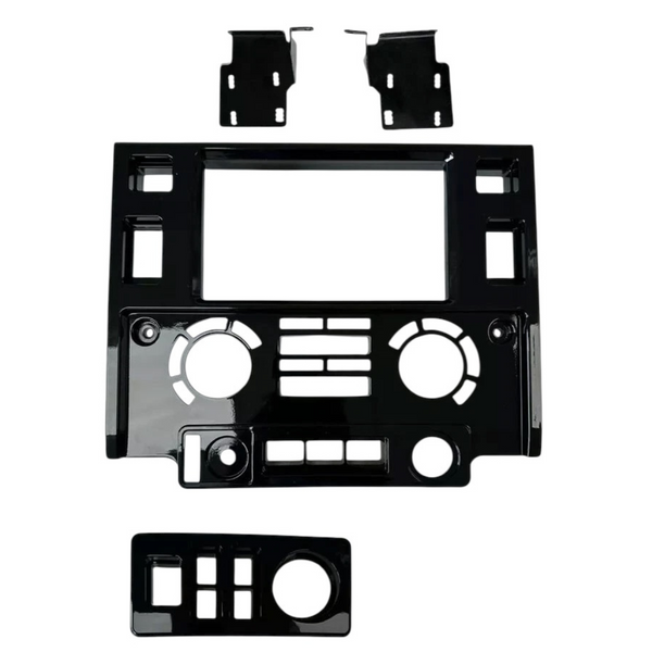 Land Rover Defender L316 Double Din Dashboard Kit Gloss Black