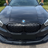 BMW 1 Series F40 Diamond Style Grille Gloss Black