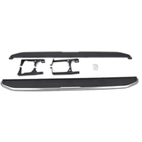 Black and Silver Side Steps For Range Rover Evoque 2020+