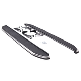 Black and Silver Side Steps For Range Rover Evoque 2020+