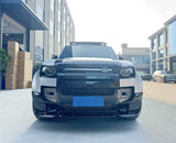 Land Rover Defender 90/110 L663 2020+ Front Lip Bumper Gloss Black