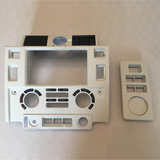 Land Rover Defender L316 Double Din Centre Console Gloss White