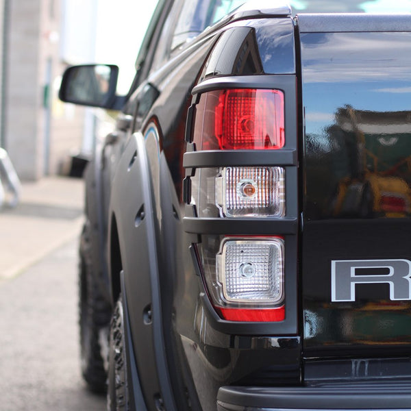 Matte Black Light Covers For Ford Ranger T7 Raptor