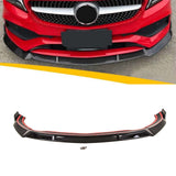 Mercedes CLA 2016-19 Front Lip AMG Line Gloss Black