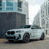 SooQoo BMW X3M F97 & X4M F98 LCI Front Canards In Gloss Pre Preg Carbon Fibre (Facelift 2022+)