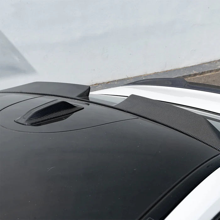 SooQoo BMW G90 M5 Upper Roof Spoiler In Gloss Carbon Fibre