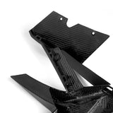 SooQoo BMW X3M F97 & X4M F98 LCI Front Canards In Gloss Pre Preg Carbon Fibre (Facelift 2022+)