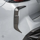 SooQoo BMW F97 X3M LCI SQ Rear Canards In Gloss Pre Preg Carbon Fibre (Facelift 2022+)