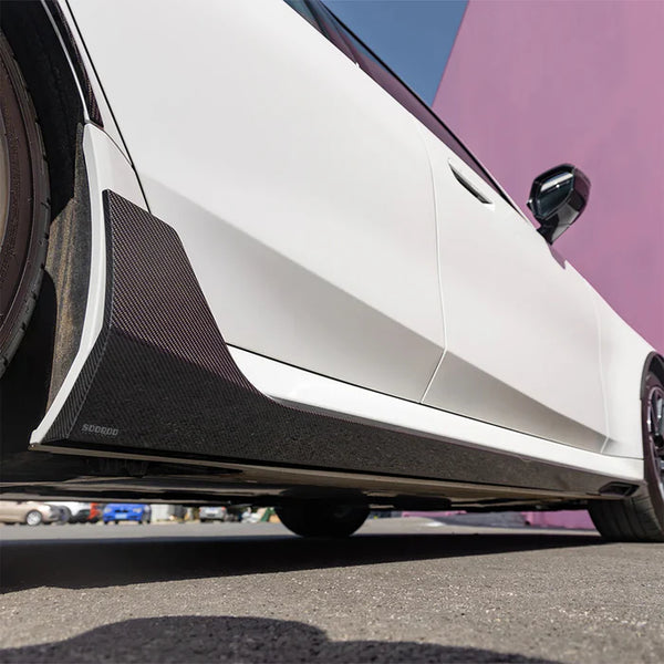 SooQoo BMW G90 & G99 M5 SQ-B Side Skirts In Gloss Carbon Fibre