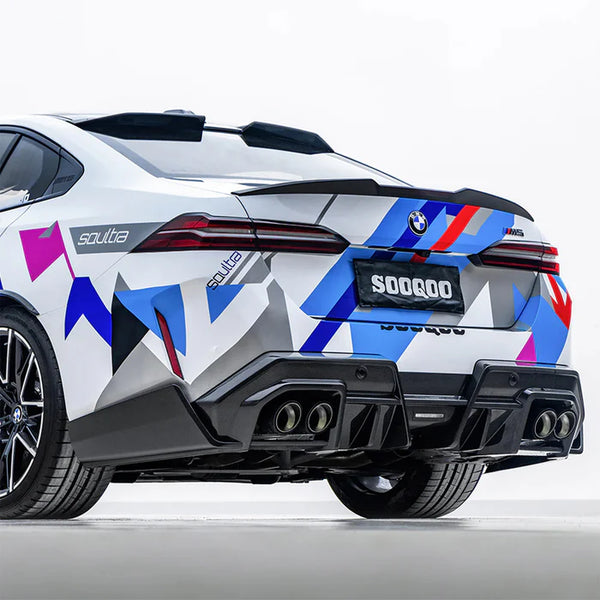 SooQoo BMW G90 & G99 M5 SQ-B Rear Diffuser In Gloss Carbon Fibre