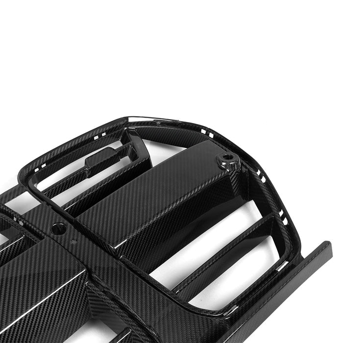 SooQoo BMW M3/M4 SQ-GT Front Grille In Gloss Pre Preg Carbon Fibre (G80/G81/G82/G83)