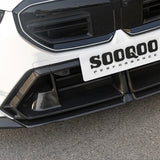 SooQoo BMW G90 & G99 M5 SQ Central Front Bumper Trim In Gloss Carbon Fibre