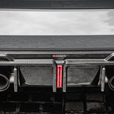 SooQoo BMW G80 & G81 M3 Rear Diffuser + Rear Splitters In Gloss Carbon Fibre