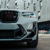 SooQoo BMW X3M F97 & X4M F98 LCI Front Ducts In Gloss Pre Preg Carbon Fibre (Facelift 2022+)