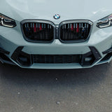 SooQoo BMW X3M F97 & X4M F98 LCI Front Ducts In Gloss Pre Preg Carbon Fibre (Facelift 2022+)