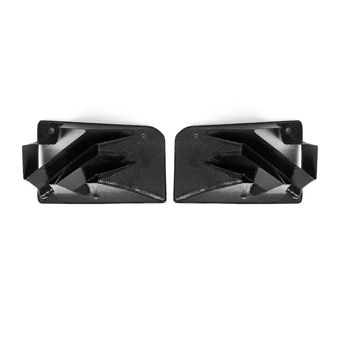 SooQoo BMW G87 M2 Twin Fin Front Ducts In Gloss Carbon Fibre