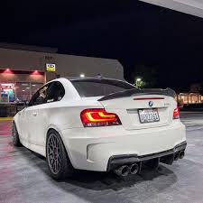 BMW 1 Series Gloss Black Spoiler E82 2007-14 M4 Style