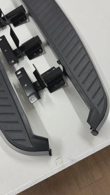 Black/Silver Side Steps For Range Rover Sport L320