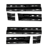 Land Rover Defender 110 Side Door Mouldings Gloss Black