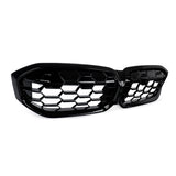 BMW 3 Series G20 LCI 2022+ Honeycomb Style Grille Gloss Black
