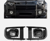 Land Rover Defender L663 Lower Fog Light Cases With LED