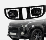 Land Rover Defender L663 Lower Fog Light Cases With LED
