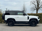 Land Rover Defender 90 Side Door Mouldings Gloss Black