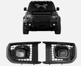 Land Rover Defender L663 Lower Fog Light Cases With LED