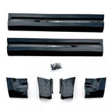 Land Rover Defender 90 Side Door Mouldings Gloss Black