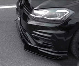 Gloss Black Front Splitter For VW GOLF MK7 MK7.5