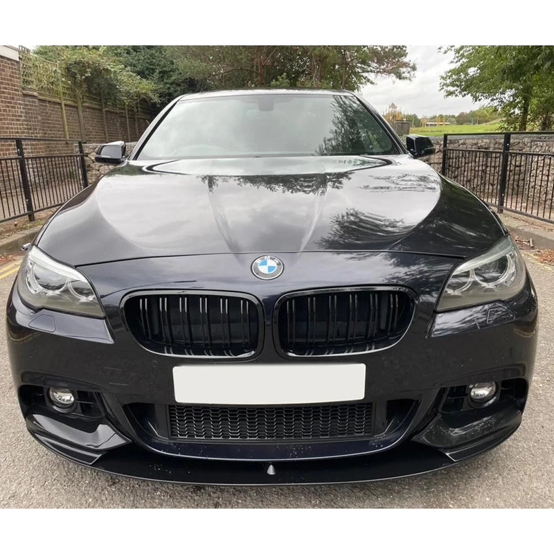 Front Lip Gloss Black For BMW 5 Series F10 F11