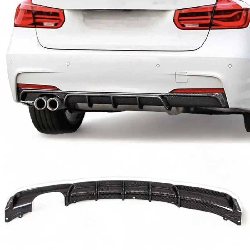 Rear Diffuser Carbon Look For BMW 3 Series F30 F31