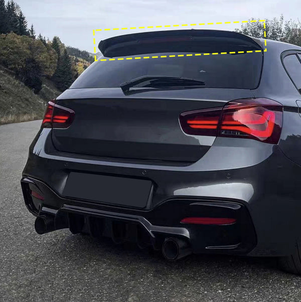 BMW 1 Series F20 F21 M Performance Spoiler Gloss Black