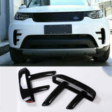 Front Bumper Vent Fingers For Land Rover Discovery 5 2016-2021 Gloss Black