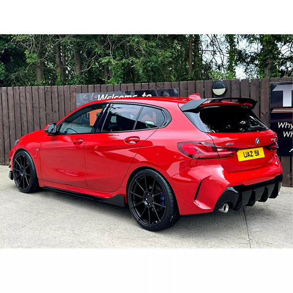 BMW 1 Series F40 Rear Diffuser Gloss Black