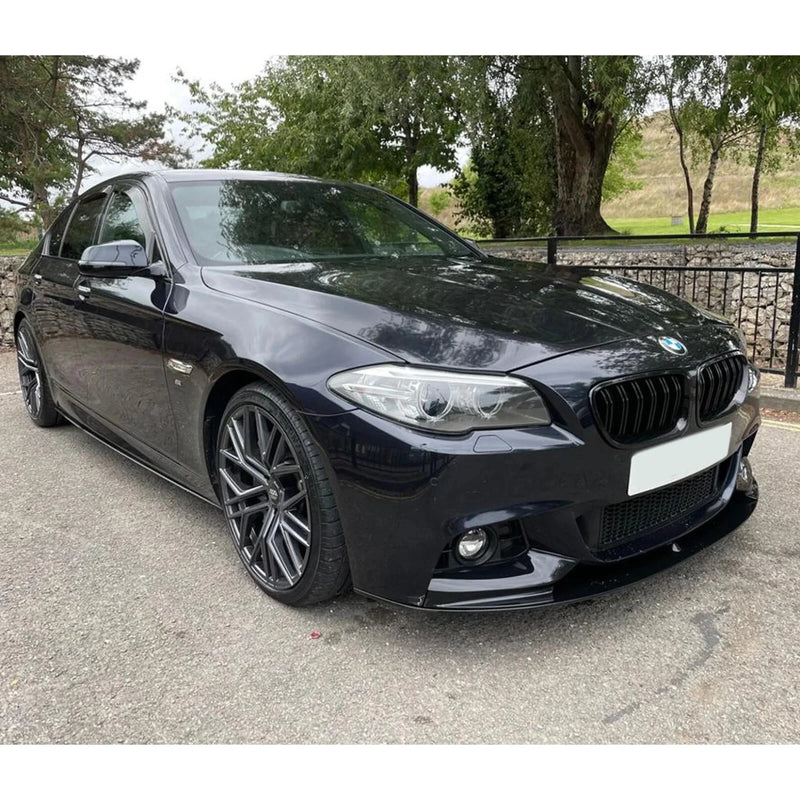 Front Lip Gloss Black For BMW 5 Series F10 F11
