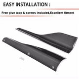 BMW M2 F87 Side Skirt Extensions Carbon Fibre